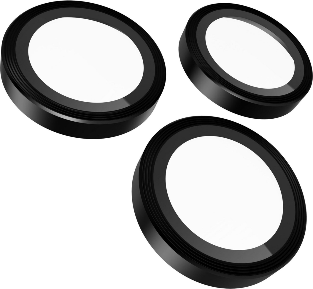 Case-Mate - Aluminum Camera Lens Glass Protectector for Apple iPhone 17 Pro Max / iPhone 17 Pro - Black
