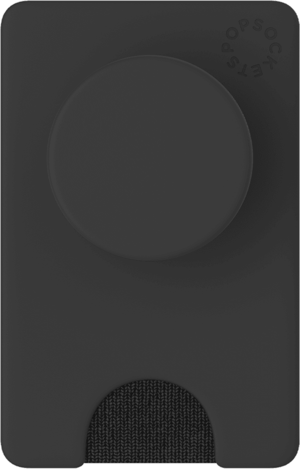 PopSockets 801937 PopWallet+ (PopWallet avec PopGrip Échangeable) Noir