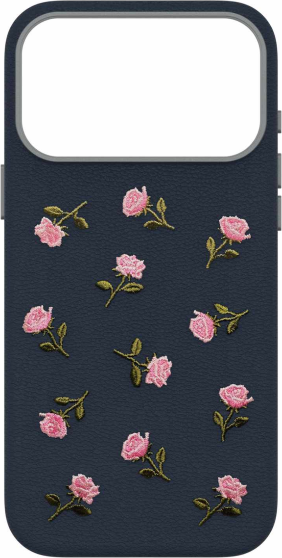 OtterBox - Symmetry Cactus Leather Embroidery MagSafe Case Manor Bloom for iPhone 18 Pro Max/17 Pro Max