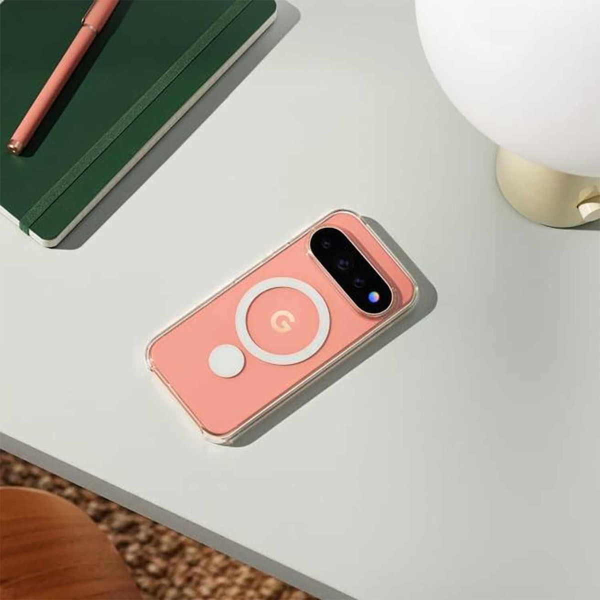 Google - Étui transparent avec aimants, transparent, pour Google Pixel 11 Pro XL