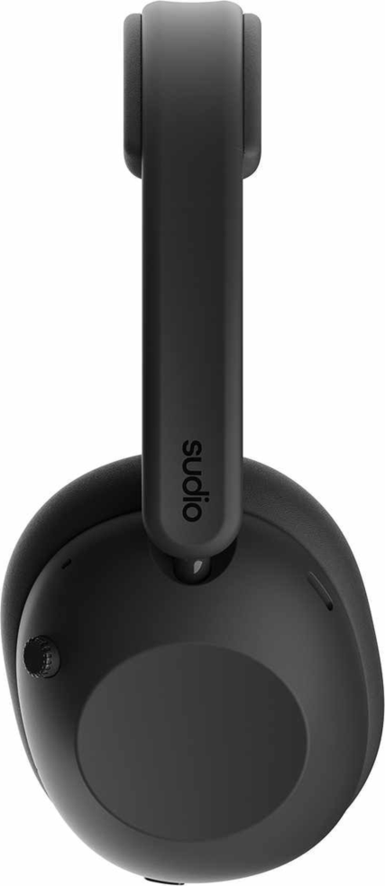 Sudio K3BLK Casque Supra-Auriculaire K3 à Réduction de Bruit Active (ANC) Noir