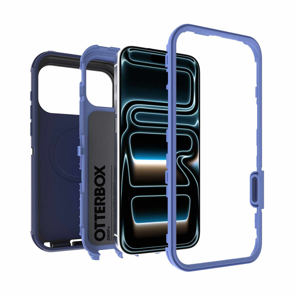 OtterBox - Defender Pro MagSafe Case Witherwill Blue for iPhone 18 Pro Max/17 Pro Max