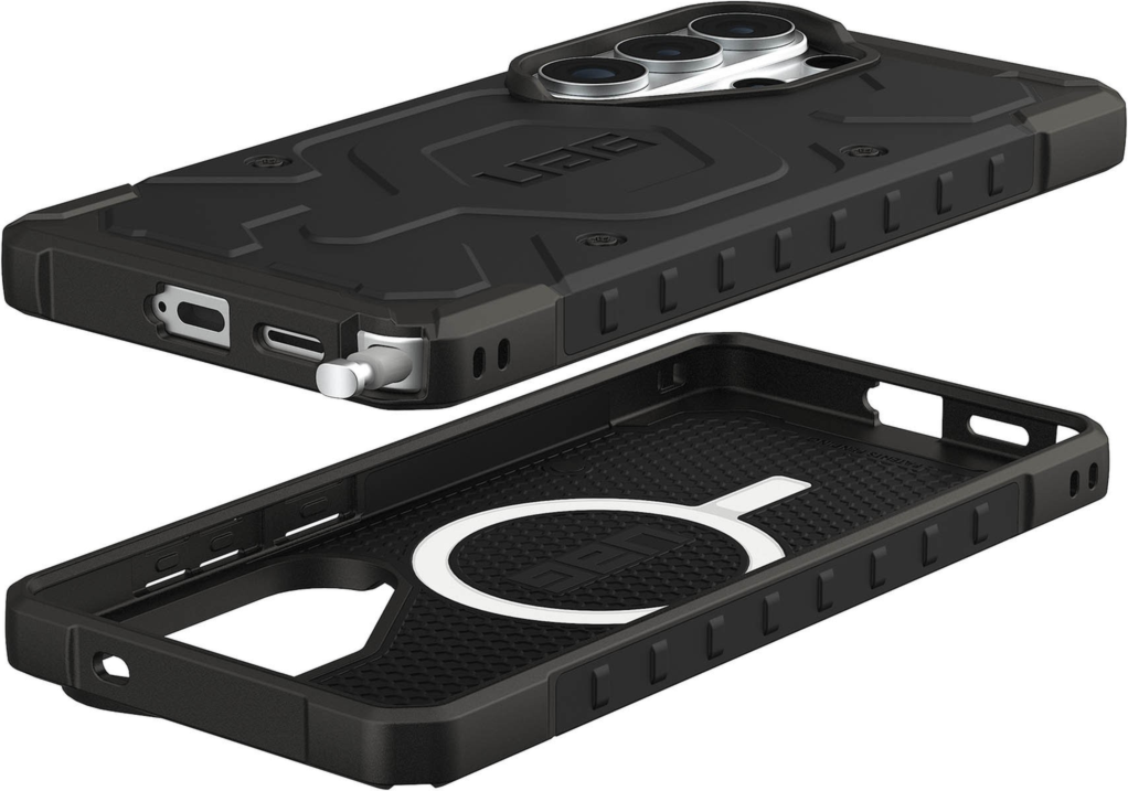 <p>Designed with action and adventure in mind, the UAG Pathfinder case provides serious protection with a modern classic look and a built-in magnetic module.</p>
