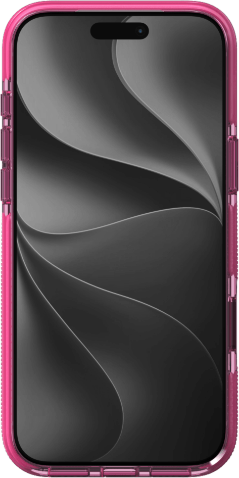 The ZAGG Santa Cruz Snap is a transparent case with pops of color that accent its design. It offers 13-foot drop protection, a sturdy kickstand that folds flush with the case, and is MagSafe compatible.