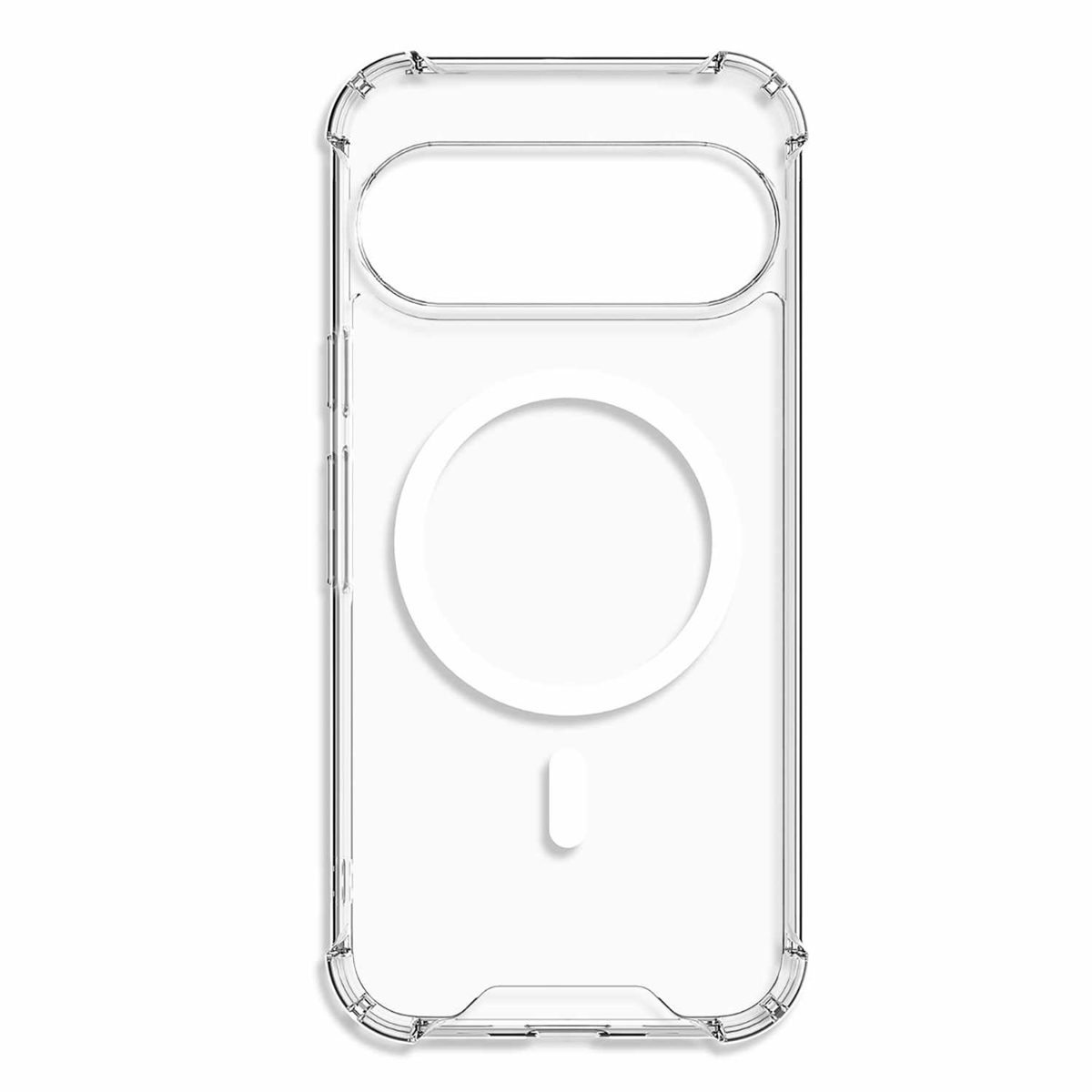 Blu Element - Dropzone Rugged Case w/Magnets Clear for Google Pixel 11 Pro