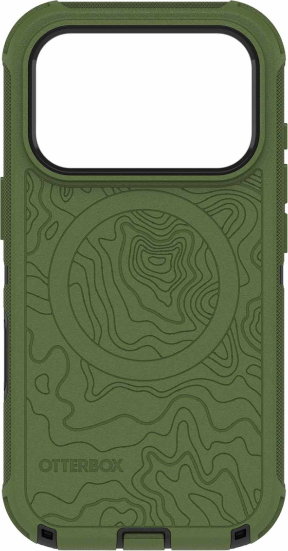OtterBox - Defender Pro MagSafe Case w/Extra Slipcover Black/Ponderosa Peak for iPhone 18 Pro/17 Pro in Bulk Packaging