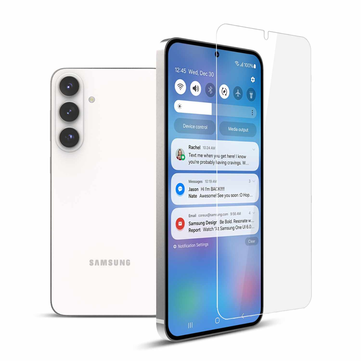 22 Cases - Tempered Glass Screen Protector for Samsung Galaxy S26 - Clear