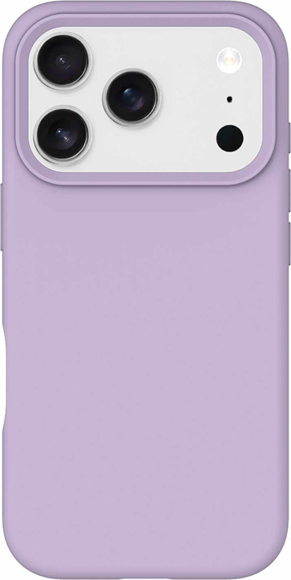 Blu Element - Coque MagSafe en silicone couleur lavande pour iPhone 17 Pro Max