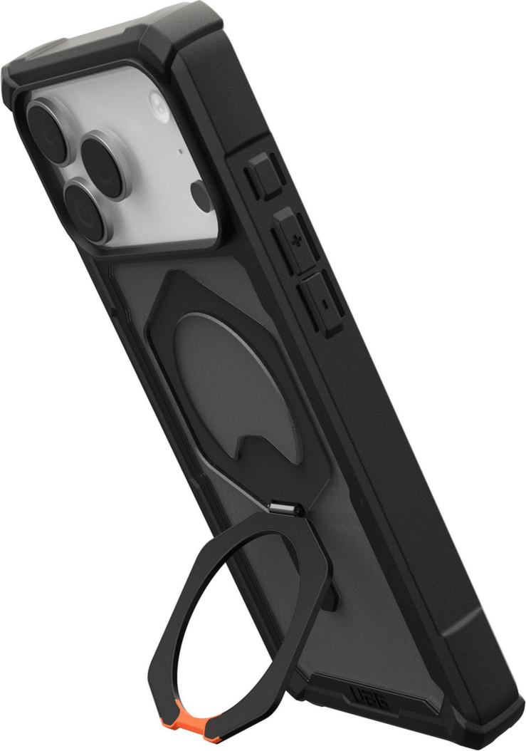 Urban Armor Gear (UAG) - Plasma XTE MagSafe Case for Apple iPhone 17 Pro Max - Black and Pop Orange