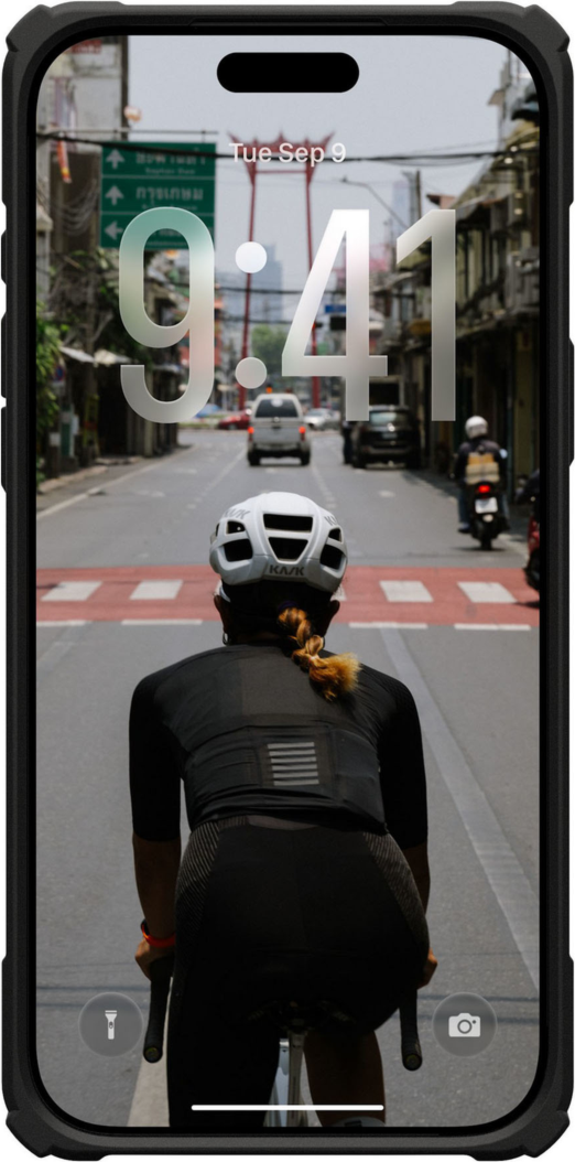 Urban Armor Gear (UAG) - Plasma XTE MagSafe Case for Apple iPhone 17 Pro Max - Black and Pop Orange