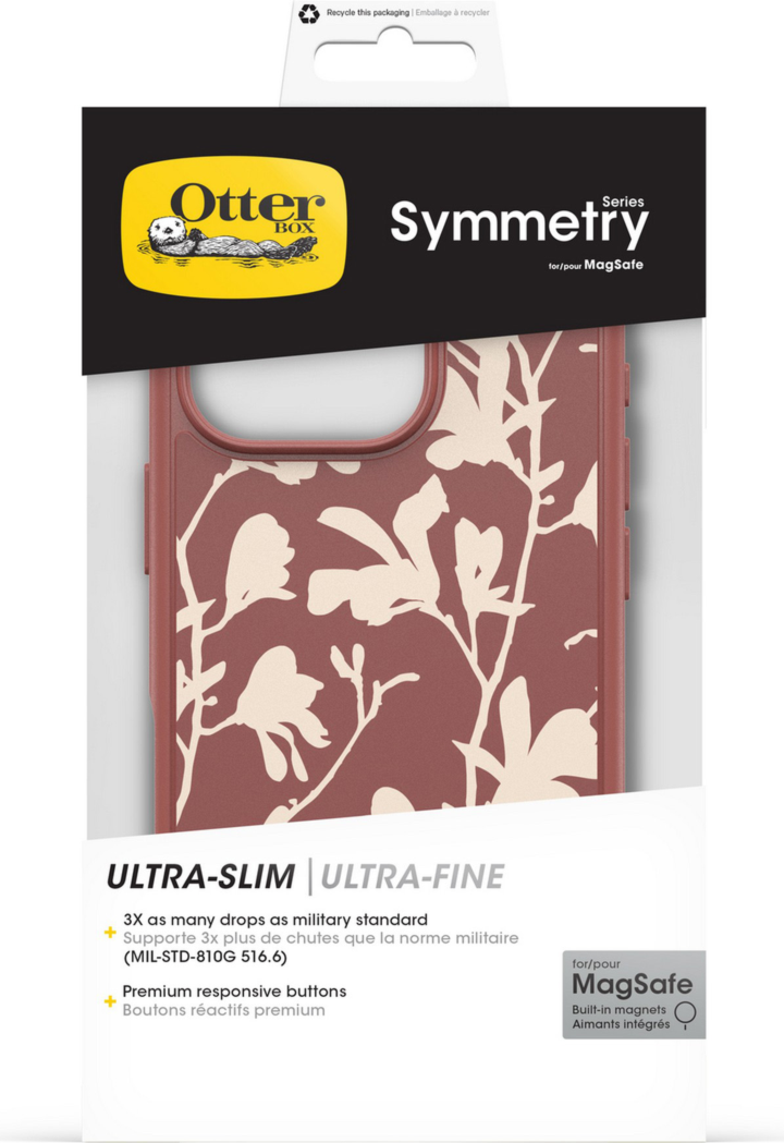 Slim but tough, the OtterBox Symmetry Series offers style and protection in a one-piece design that slips on and off in a flash.