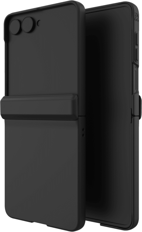 <p>Designed for foldable phones, ZAGG's Bridgetown+ case offers lightweight drop protection strengthened with Graphene, complete with a built-in hinge cover for enhanced protection.</p>