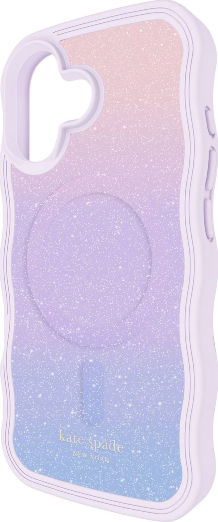 Kate Spade - Wavy MagSafe Case Opal Glitter for iPhone 17