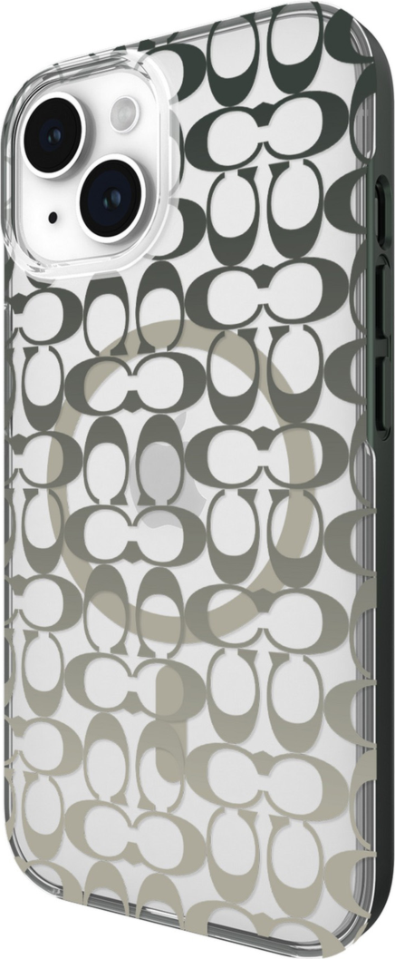 Featuring Coach’s signature design, the Coach Protective series case with MagSafe combines luxe style with an impressive 10 ft drop protection and MagSafe compatibility.