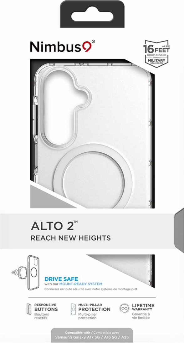Nimbus9 - Alto 2 Case for Samsung Galaxy A17 5G - Clear