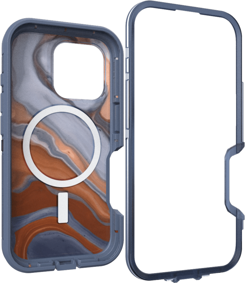 Get sleek, legendary phone protection with the OtterBox Defender Series Pro XT with MagSafe, a rugged dual-layer design that guards devices against drops, dirt, scrapes, and bumps.