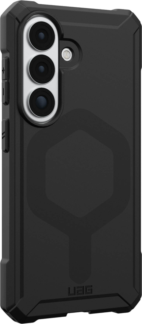 Get uncompromised defense with UAG Essential Armor – a one-piece TPU case that features an ultra-thin design, 15 ft drop protection and a built-in magnet module.