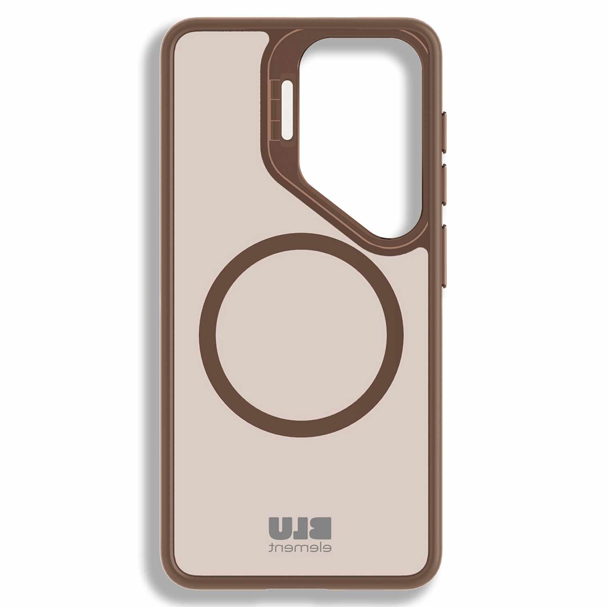 Blu Element BECKS265 Étui Chromatic Kick avec Magnets Brun pour Samsung Galaxy S26