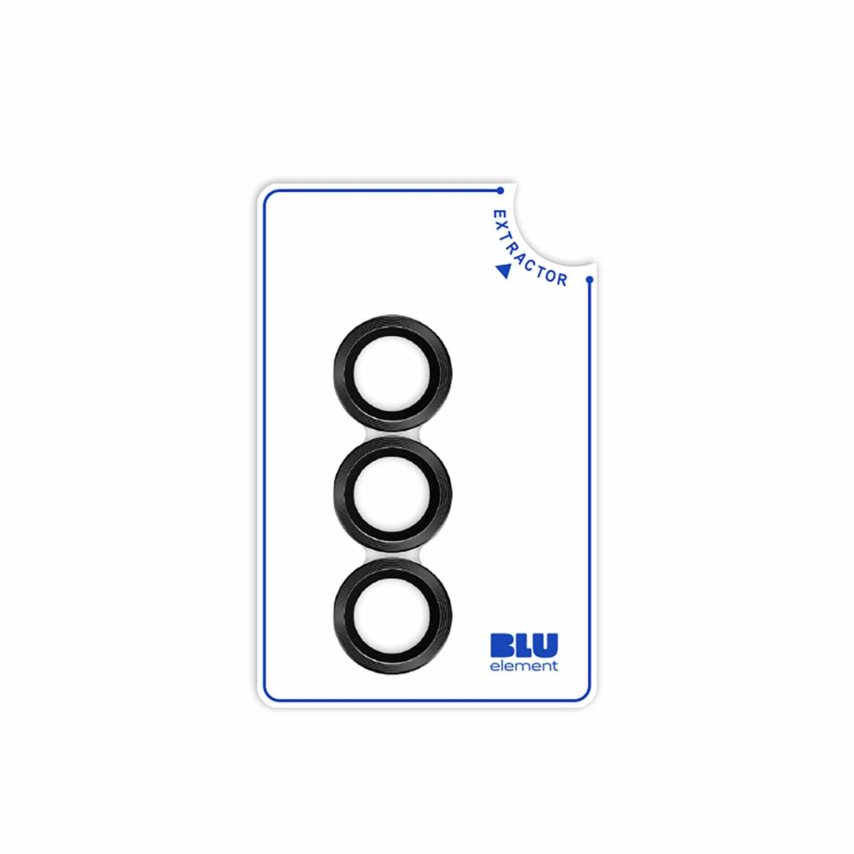 Blu Element BELPS26E Protecteur D'objectif en Aluminium 1 par 1 Noir pour Samsung Galaxy S26+