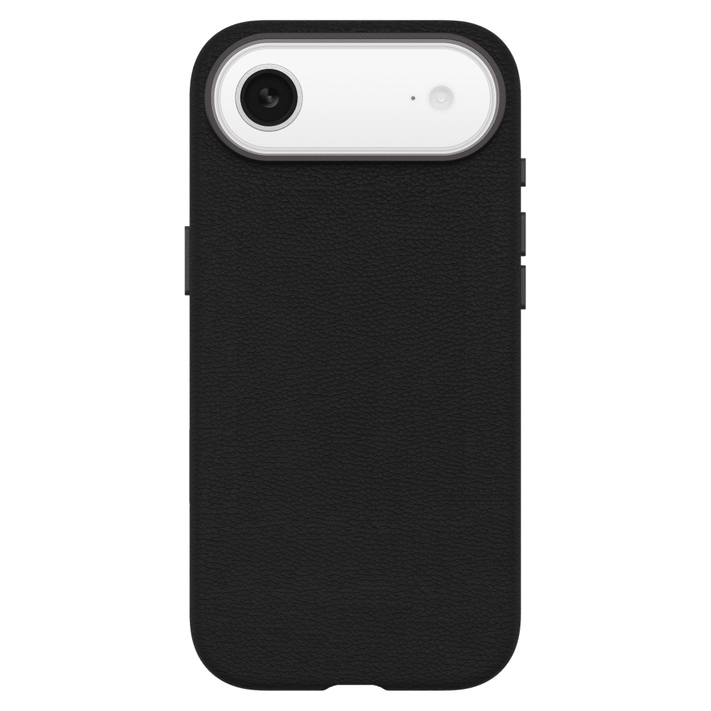 OtterBox 7799028 Étui Symmetry Cactus Leather MagSafe avec Contrôle de la Caméra Noir Ash (Noir) pour iPhone Air