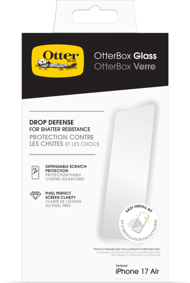 The OtterBox Glass Screen Protector delivers reliable protection against drops, breaks and scratches while also resisting smudges and fingerprints.