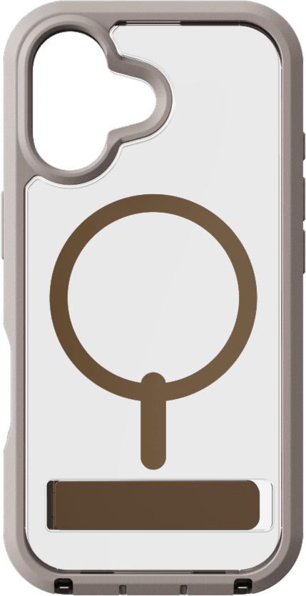 ZAGG - Rainier Snap MagSafe Case with Kickstand for Apple iPhone 17 - Sandstone