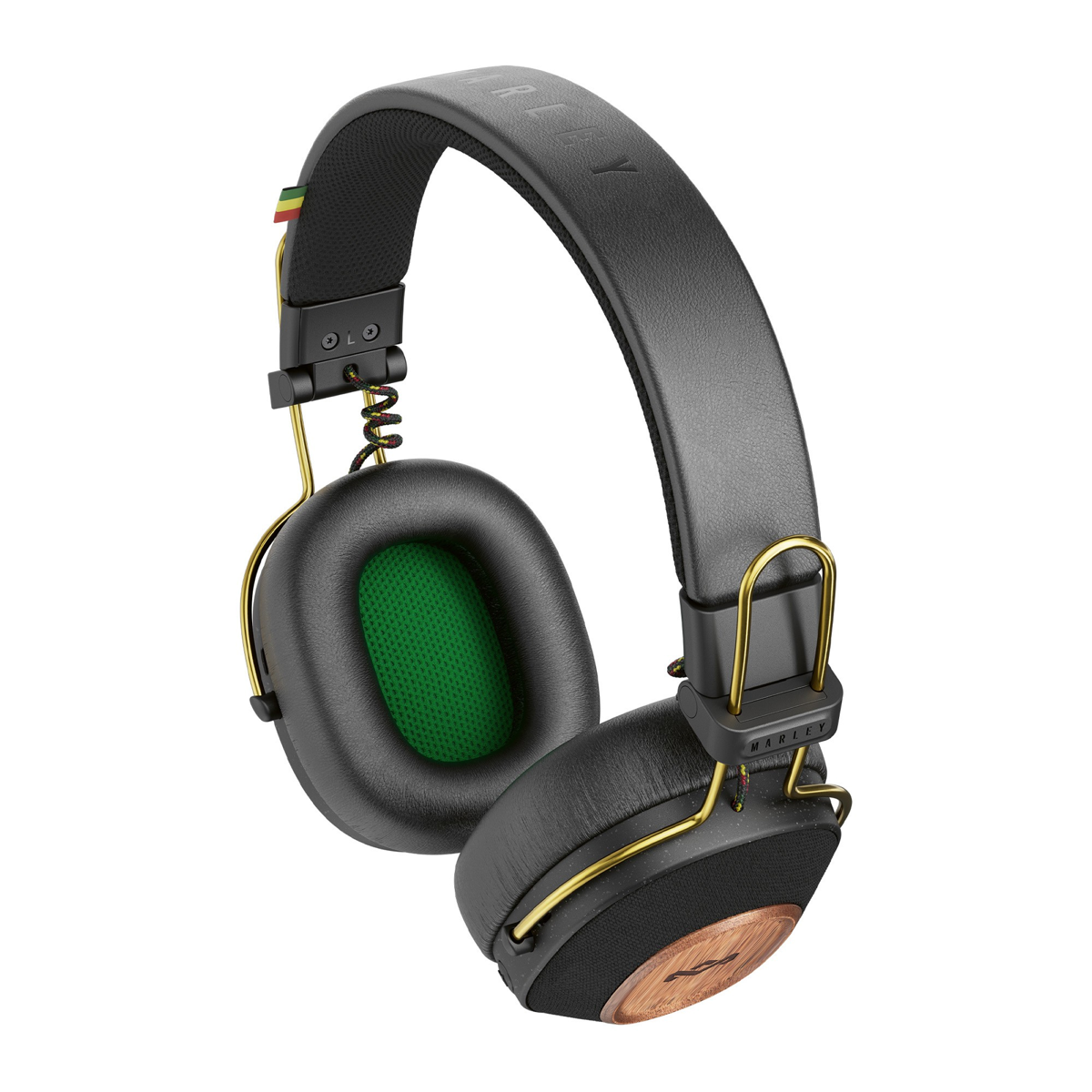 <p>The House of Marley Positive Vibration Riddim Headphones are designed to deliver Marley’s signature sound without compromising on call clarity or music quality.</p>