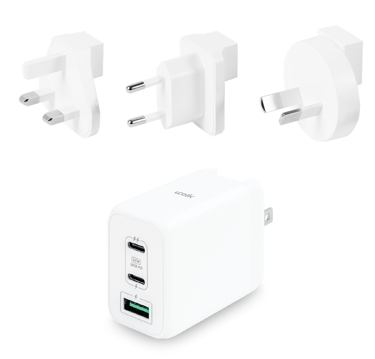 LOGiiX Power Plus 65 XL Kit de voyage - Blanc