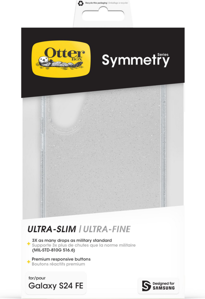 The OtterBox Symmetry Clear Series is a transparent case that makes a bold visual statement in a design that's slim and understated.
