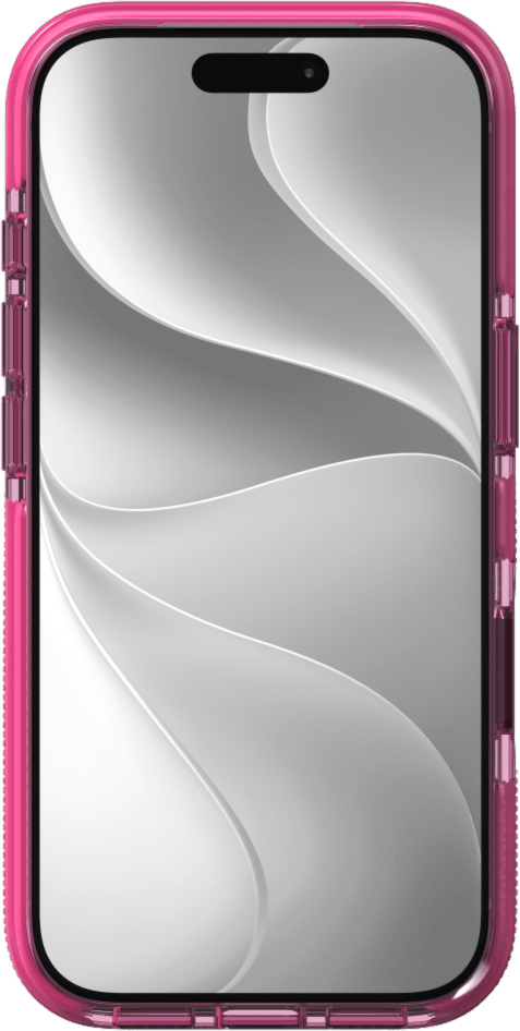 The ZAGG Santa Cruz Snap is a transparent case with pops of color that accent its design. It offers 13-foot drop protection, a sturdy kickstand that folds flush with the case, and is MagSafe compatible.