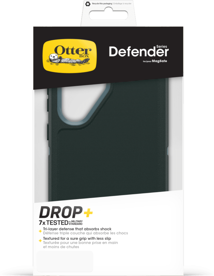 The Defender Series Pro is OtterBox's toughest case, offering rugged, tri-layer protection against harsh drops.