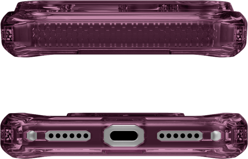 ITSKINS - Spectrum_R Clear Case Plum for iPhone 18 Pro Max/17 Pro Max