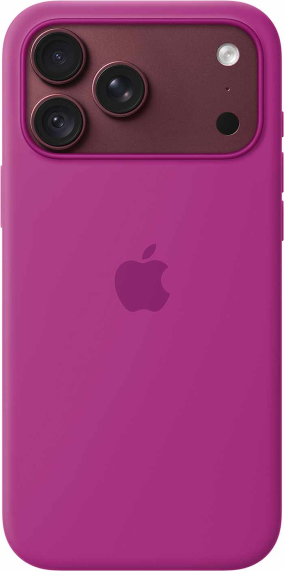Apple - Silicone Case with MagSafe Magenta for iPhone 18 Pro Max