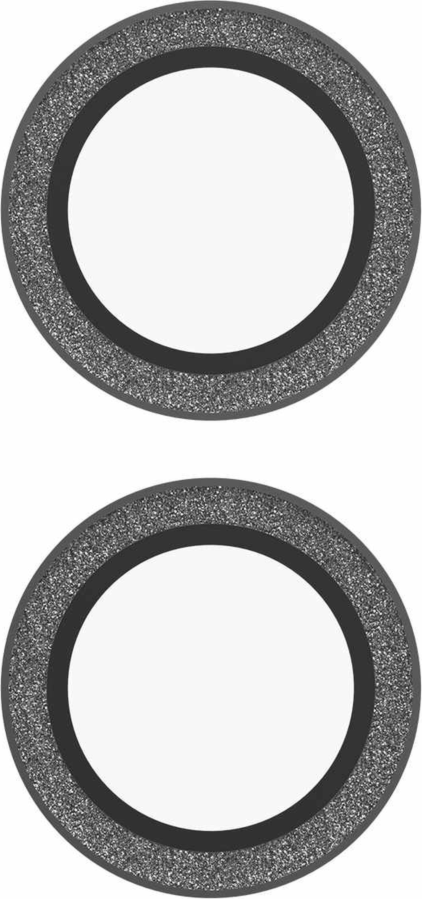 ZAGG - InvisibleShield Glass Elite Anti-Reflective Lens Protector Silver Glitter for iPhone 17/16/16 Plus