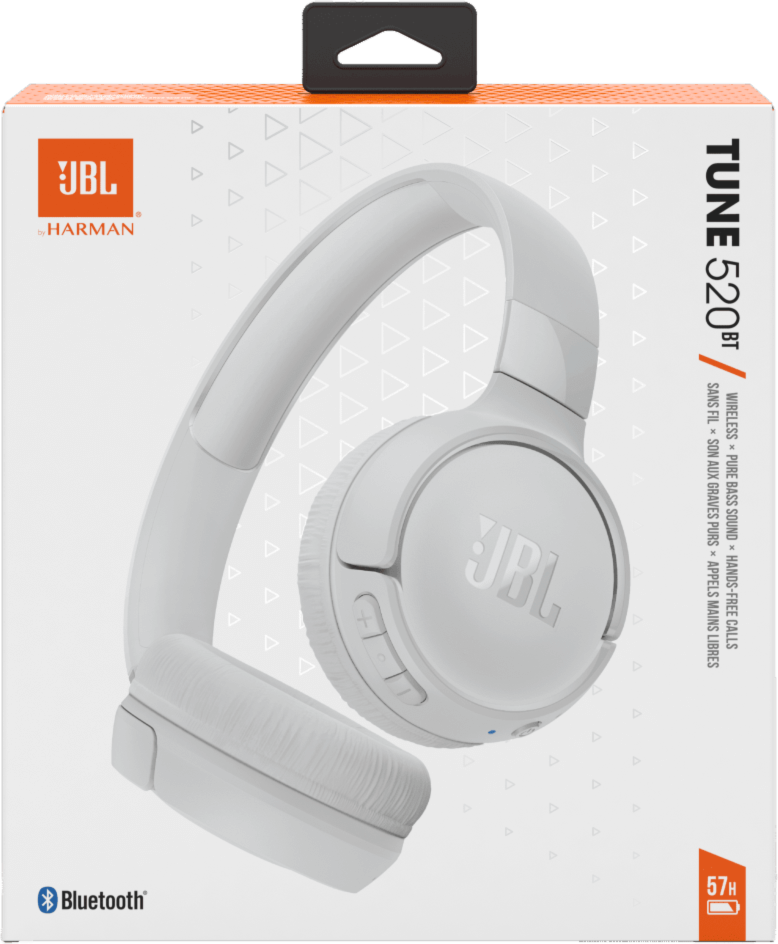 JBL Tune 520BT - Blanc