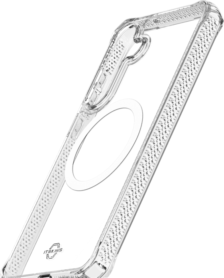 ITSKINS - Hybrid_R Clear MagSafe Case for Samsung Galaxy S25 FE - Transparent
