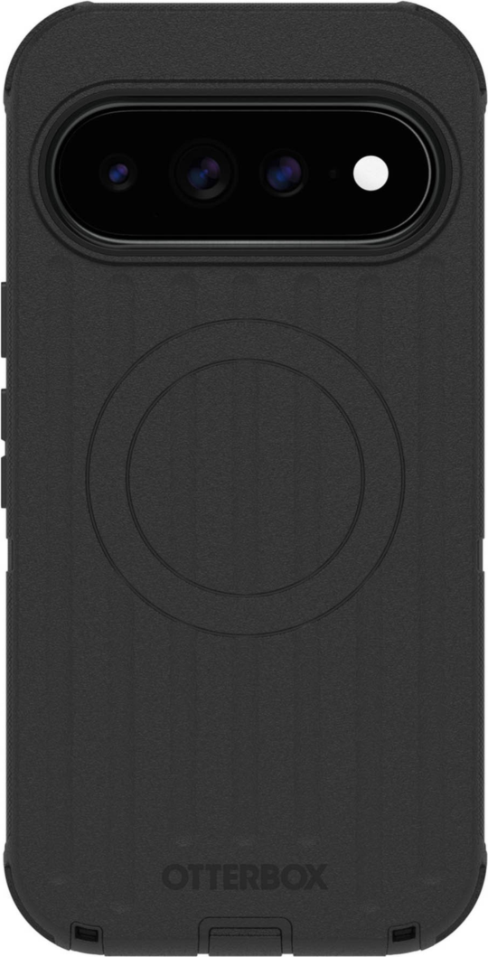 The OtterBox Defender Series Pro is the toughest case providing rugged protection against harsh drops. Equipped with magnets and non-slip texturing.