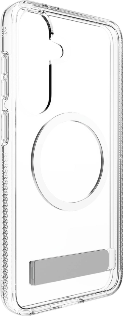 Strengthened with Graphene, ZAGG's Crystal Palace Snap series case with kickstand combines an ultra-slim, crystal-clear profile with up to 13 ft of drop protection.