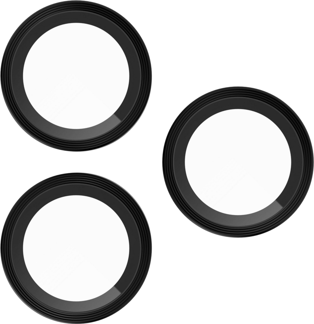 Case-Mate - Aluminum Camera Lens Glass Protectector for Apple iPhone 17 Pro Max / iPhone 17 Pro - Black