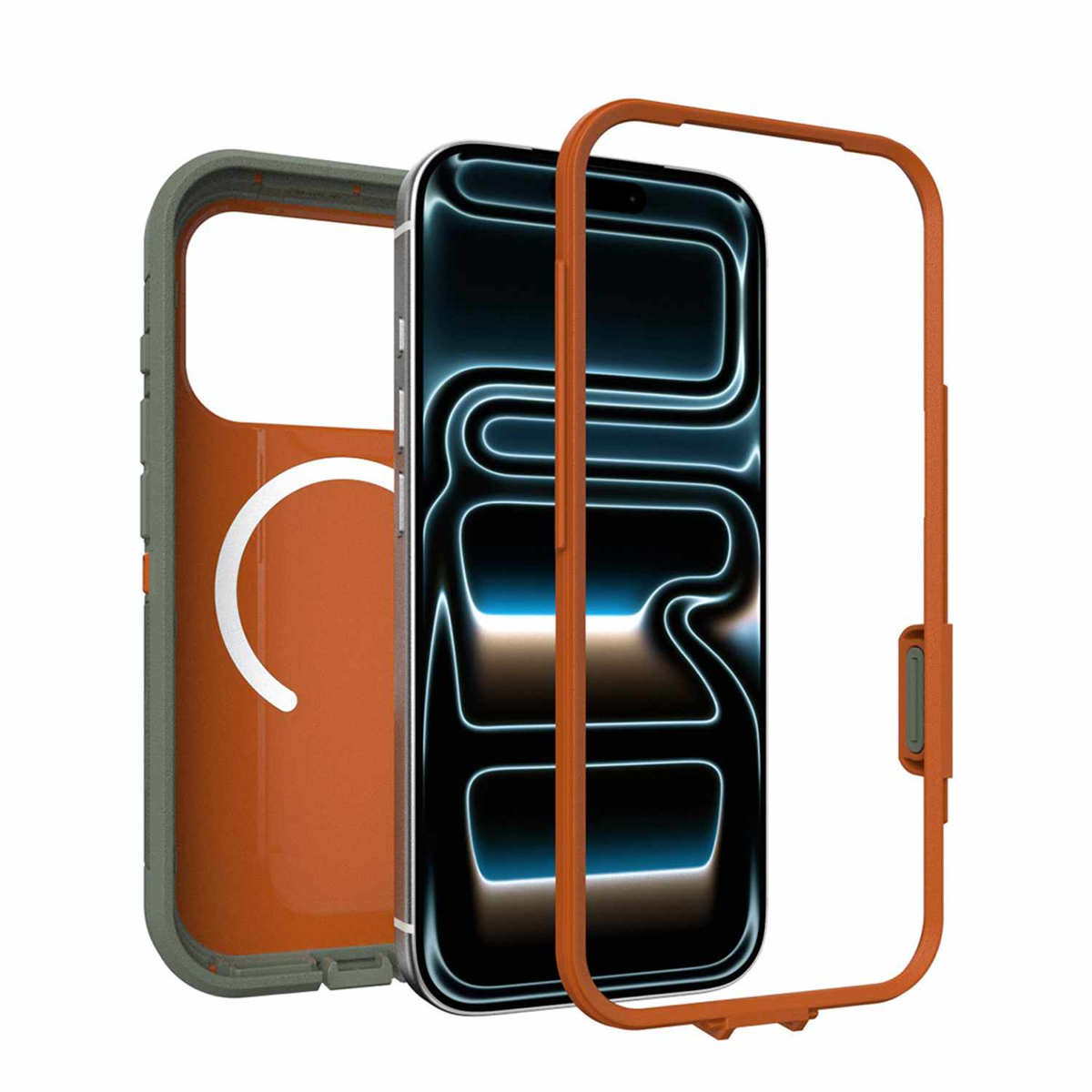 OtterBox - Defender Pro XT Clear MagSafe Case Realtree for iPhone 18 Pro/17 Pro