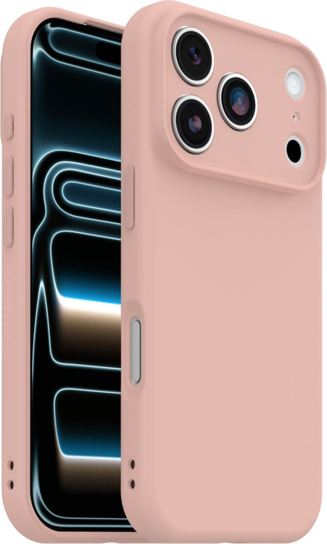 The OtterBox Figura Series blends a velvety-soft feel with ultra-slim protection, military-grade drop defense, MagSafe compatibility, and raised edges to guard the screen and camera.