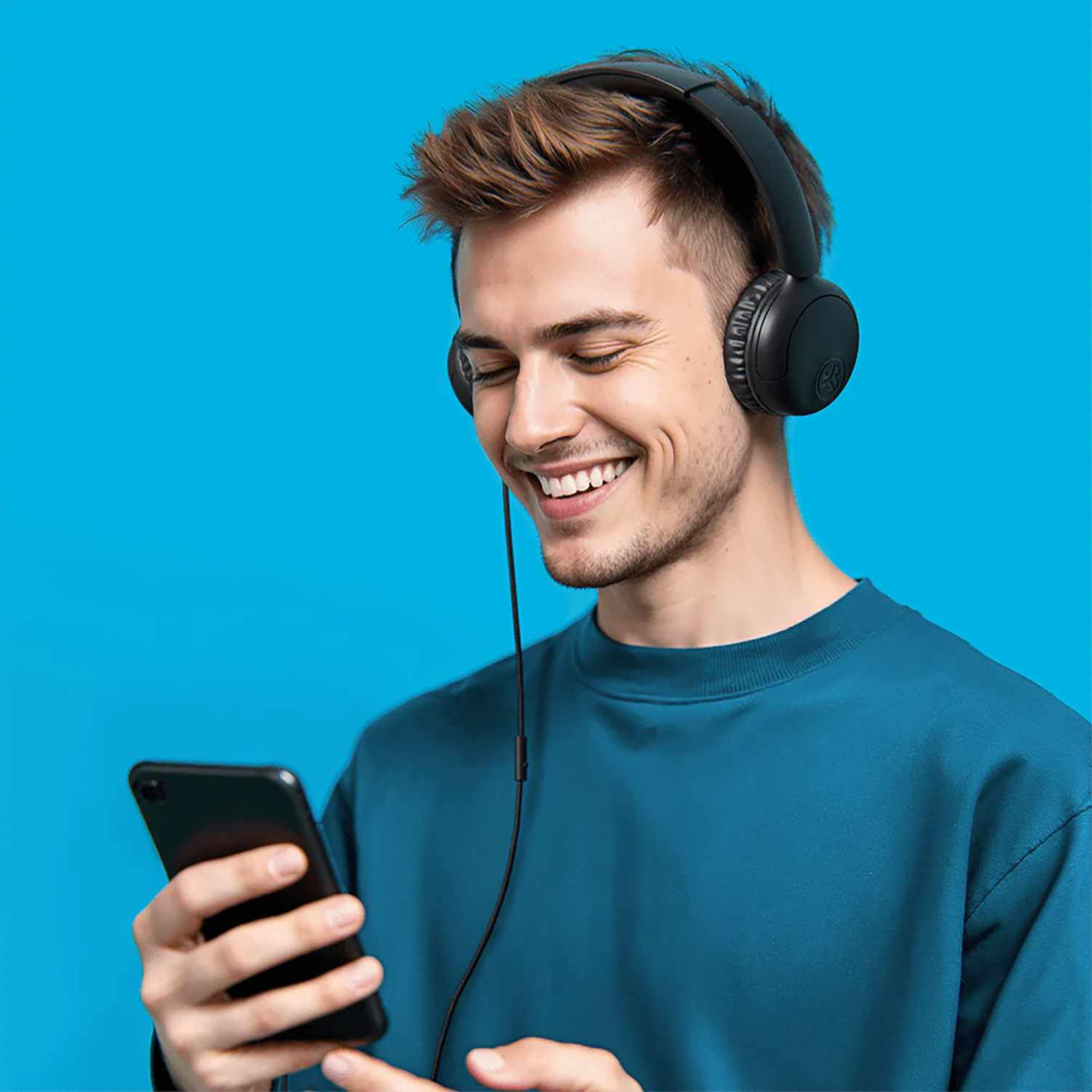 JLab - Casque supra-auriculaire filaire Studio 2, noir