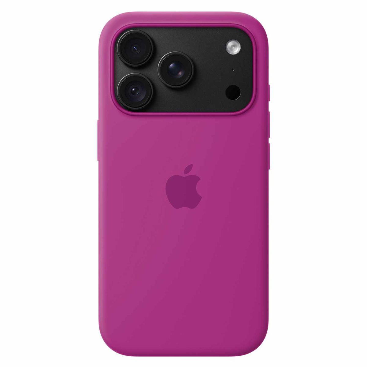 Apple - Silicone Case with MagSafe Magenta for iPhone 18 Pro