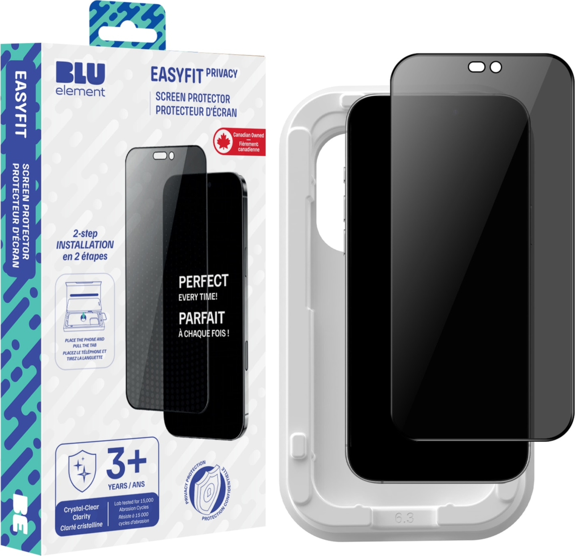 Blu Element - EasyFit Privacy Eco Screen Protector for iPhone 18 Pro clear
