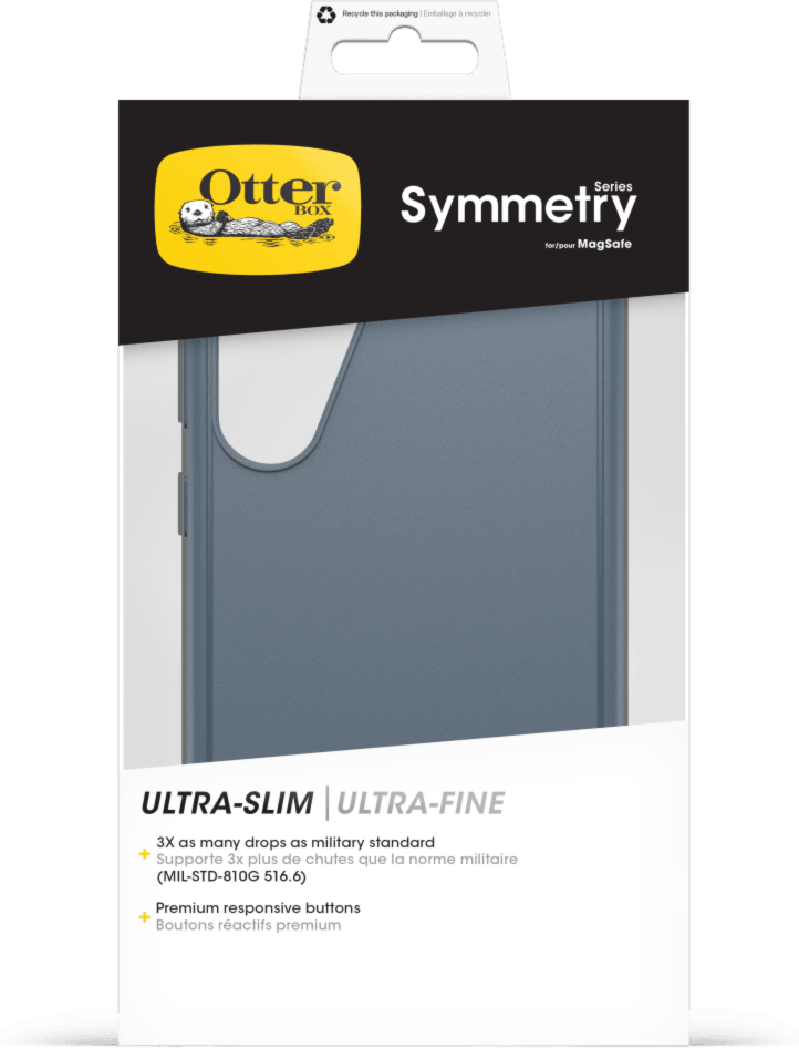 Slim but tough, the OtterBox Symmetry Series with Magnets offers style and protection in a one-piece design and features built-in magnets to provide perfect alignment for fast charging.