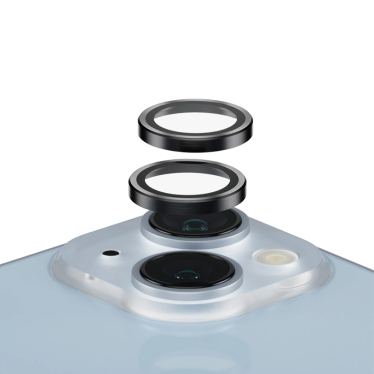 PanzerGlass Protecteur d'objectif d'appareil photo Hoops pour iPhone 14/14 Plus - Noir