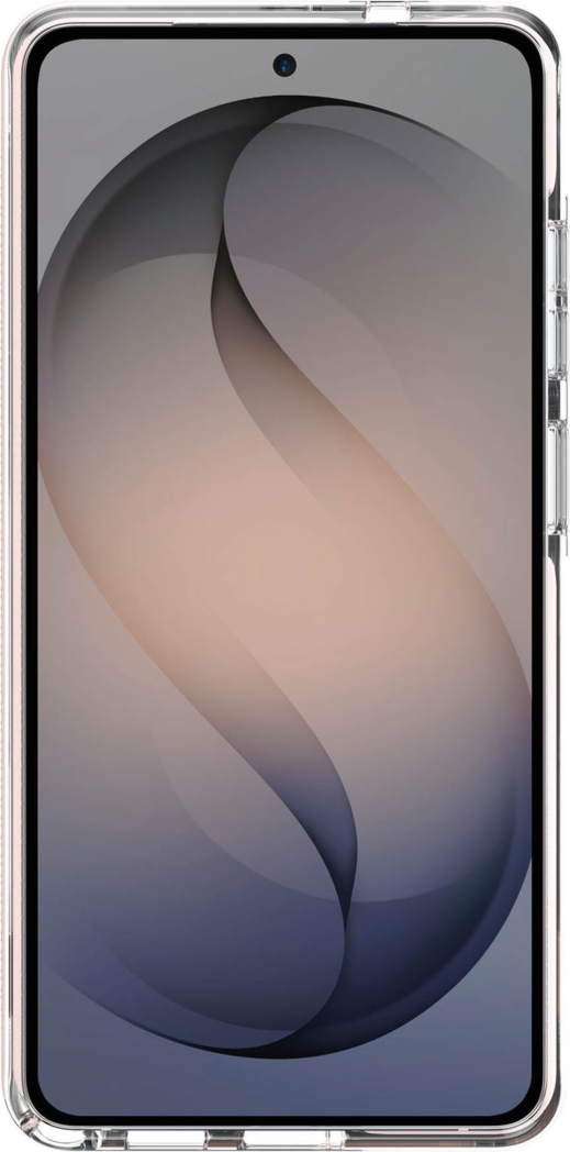 The ZAGG Santa Cruz Snap is a transparent case with pops of color that accent its design. It offers 13-foot drop protection, a sturdy kickstand that folds flush with the case.