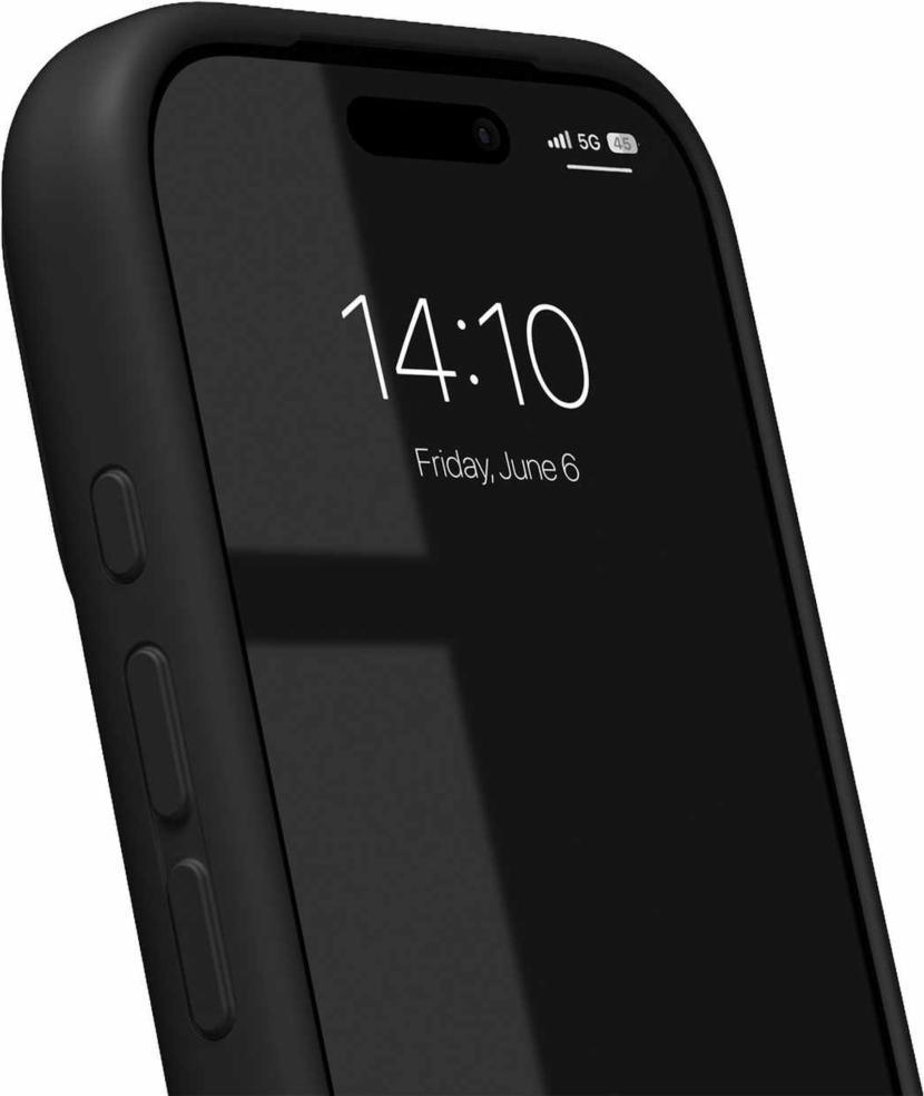 Ideal of Sweden - Coque Soft Swirl MagSafe, noir velours, pour iPhone 18 Pro/17 Pro