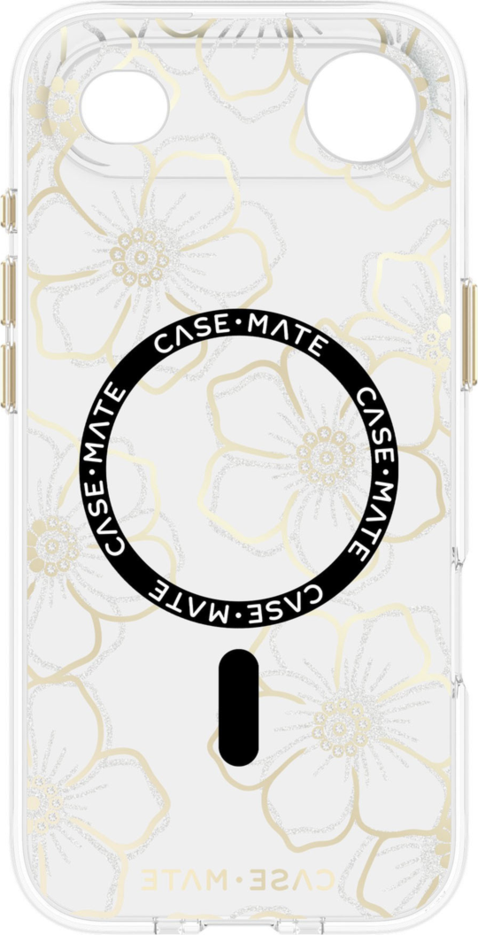 Case-Mate - Floral Gems MagSafe Case for Apple iPhone Air - Gold