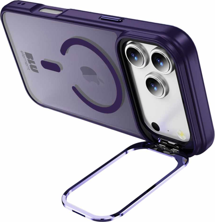 Blu Element - Coque Chromatic Kick MagSafe Violet profond pour iPhone 17 Pro Max